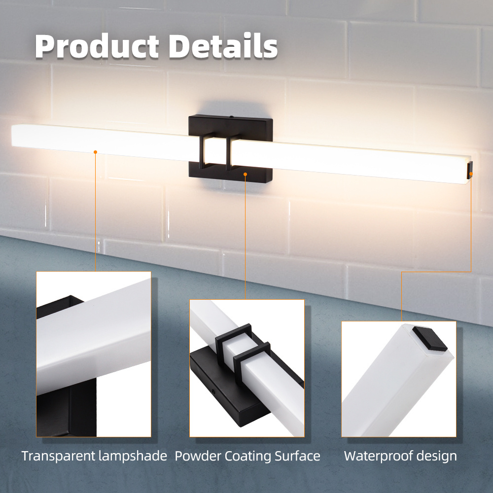 MantoLite led light fixtures for bathroom lighting fixtures modern bathroom vanity lighting