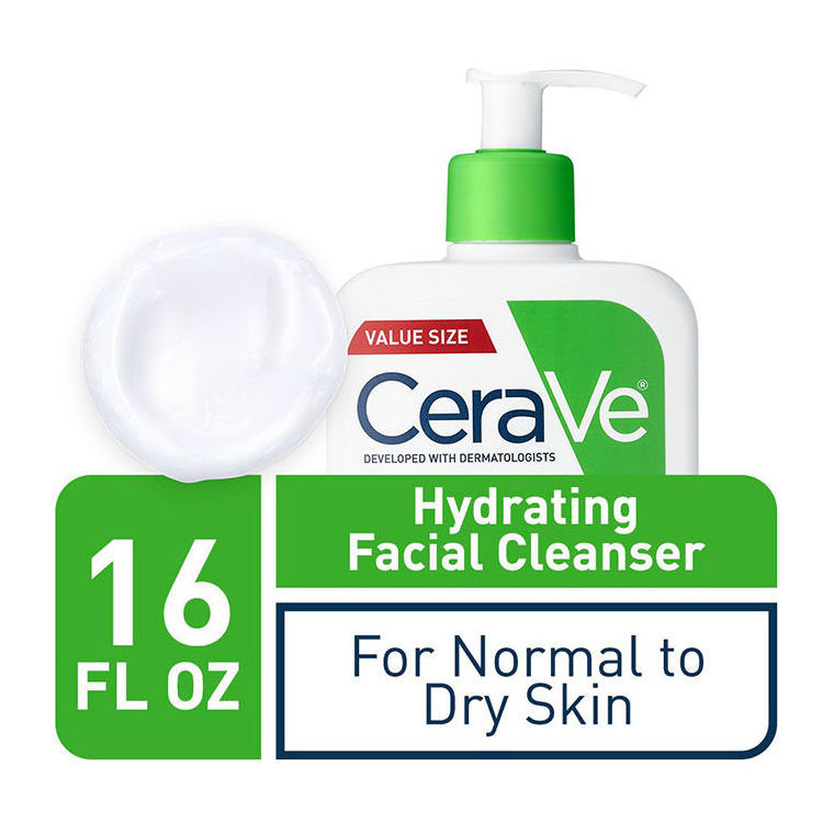 16oz Cerav Hydrating Facial Cleanser Moisturizing Non-Foaming Face Wash Glycerin with Acid wholesale skincare