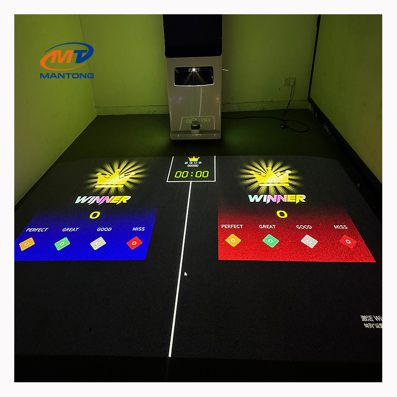 3D interactive floor projector price amusement Laser floor projector for holographic projection floor