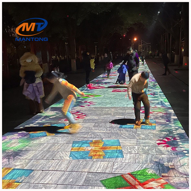 3D interactive floor projector price interactive 3D laser hologram projector for floor projection