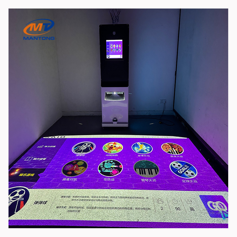 3D interactive floor projector price amusement Laser floor projector for holographic projection floor