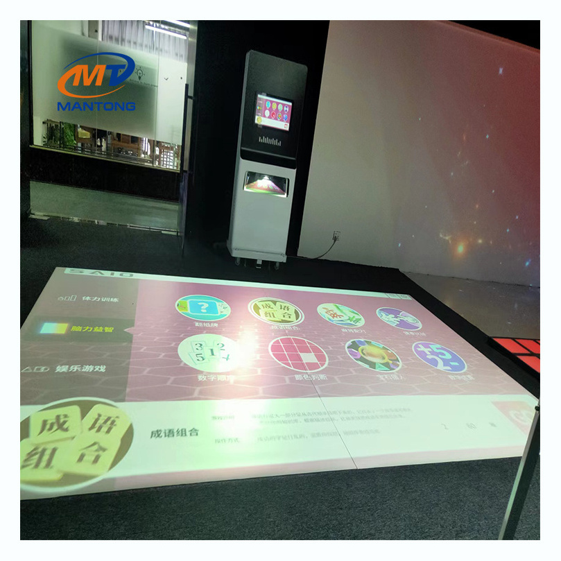 3D interactive floor projector price amusement Laser floor projector for holographic projection floor