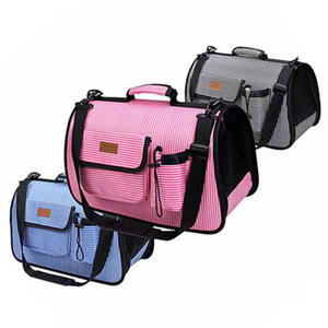 Pet Cage with Locking Safety Zipper, Waterproof  Portable Folding Pet Bag, Travel Carrier cats Dogs Bag