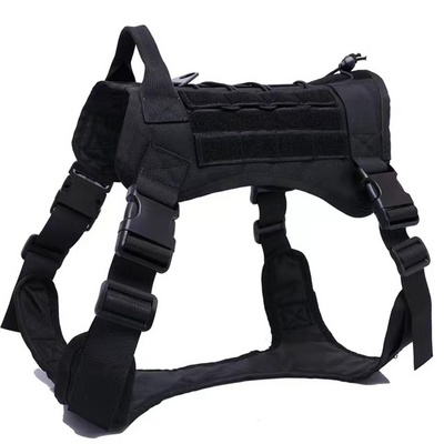 Nylon Tactical Dog Harness Chest Pectoral Medium Large Pet Collar Adjustable Vest Puppy Accessories No Pull pet harness