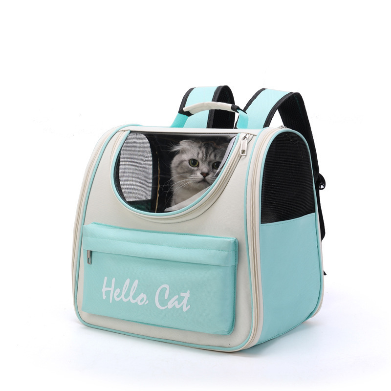 Hot Selling Breathable Pet Carrier Bag For Dog Backpacks Portable Outdoor Travel Carrier Pet Backpack Large Capacity