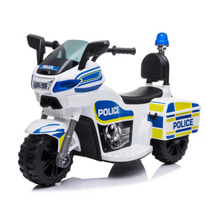 2022 The latest electric motorcycle for 1-8 year old children police car LED light children's toy