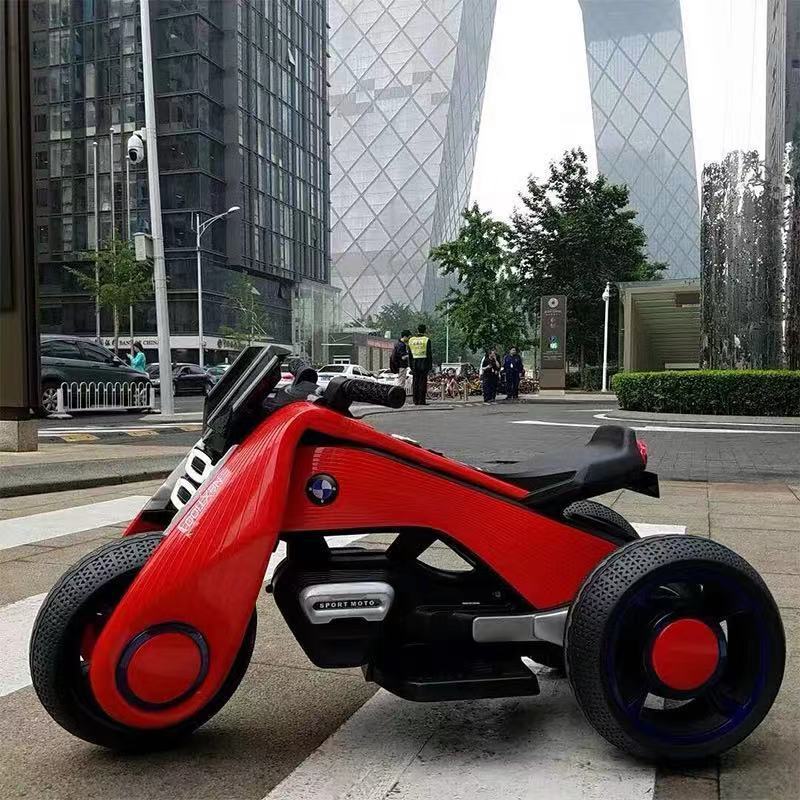 2024 Newest Children Electric Motorcycle Led Lights Ride On Toy For Kids