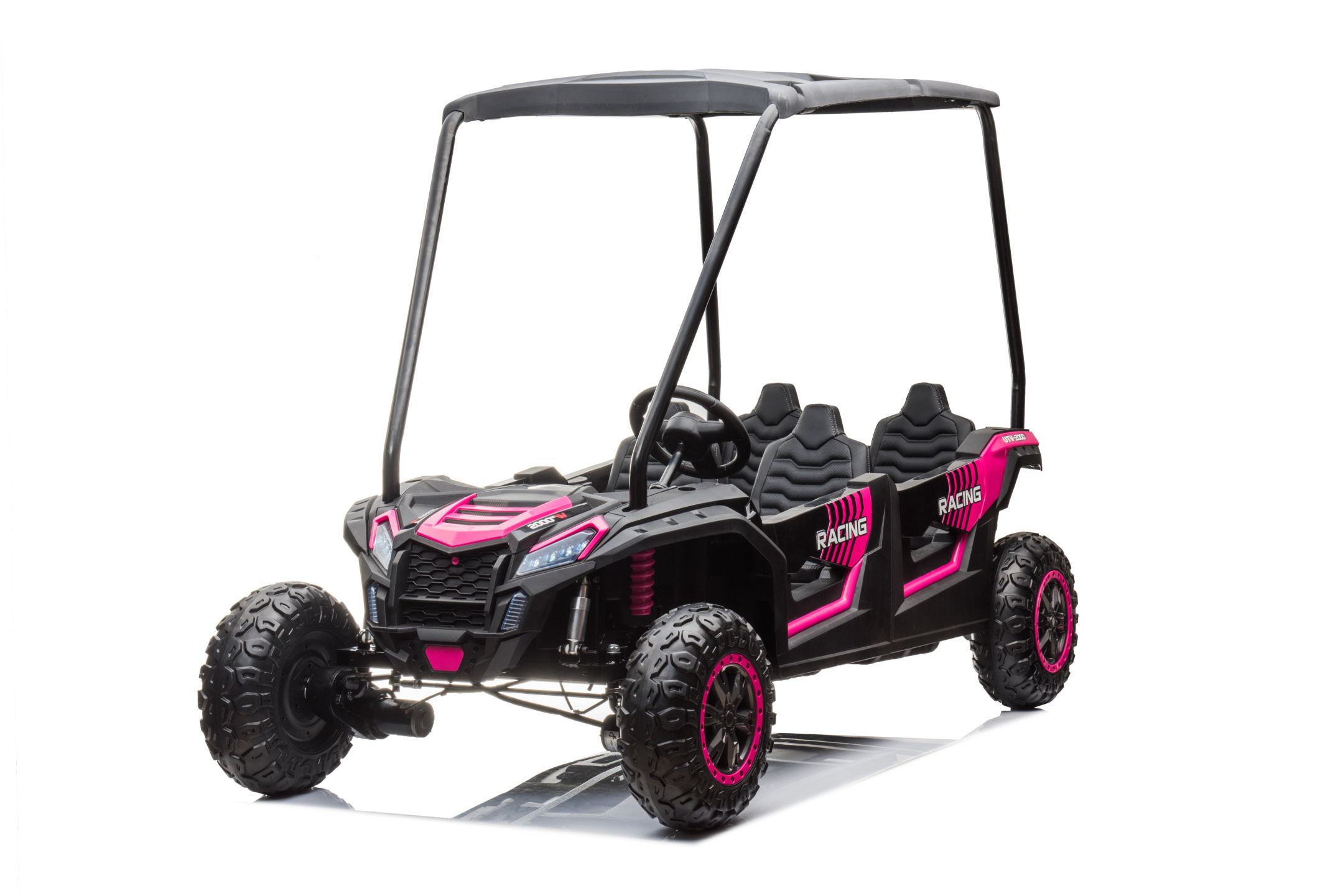 UTV 2023 24V Electric ride on car  children's four-wheeler can  sit on people toy car with kids 4 sets electric car