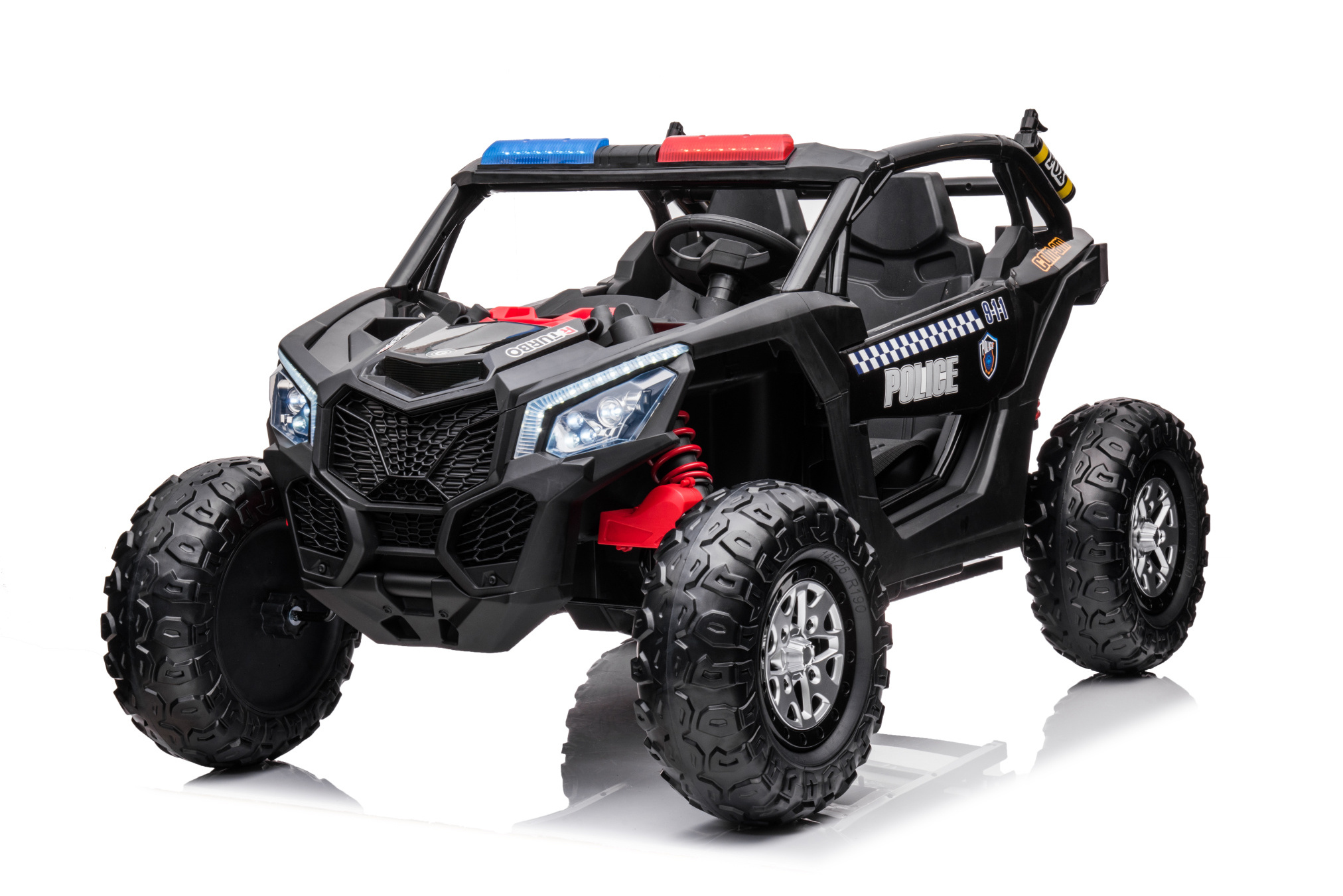 UTV 2023 24V Four-wheel Drive Electric ride on car  children's four-wheeler can  sit on people toy car with kids electric car