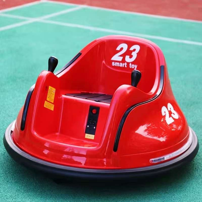 2023 new children's electric bumper car can sit human baby buggy with remote control four-wheel car