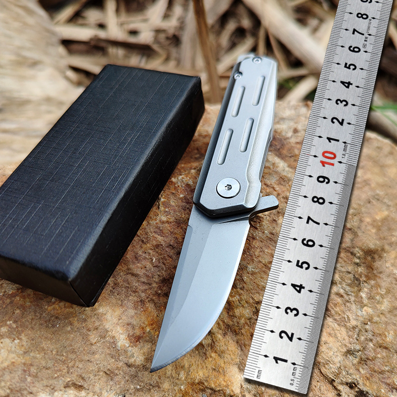 Wholesale EDC enthusiasts Mini D2 Steel Folding Knife EDC Outdoor Hiking Pocket Knife Hunting portable ultra-sharp fruit knives