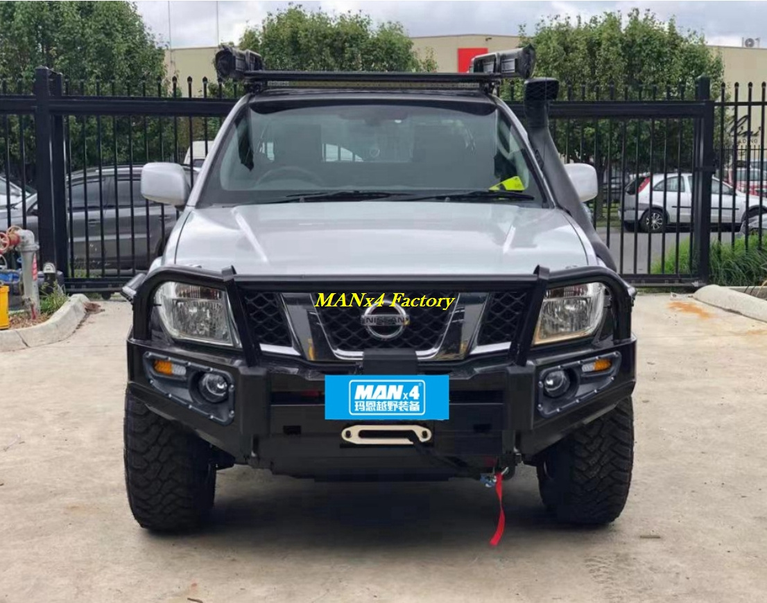 Manx4 Navara D40 Bull Bar Steel Front Bumper For Nissan Navara D40