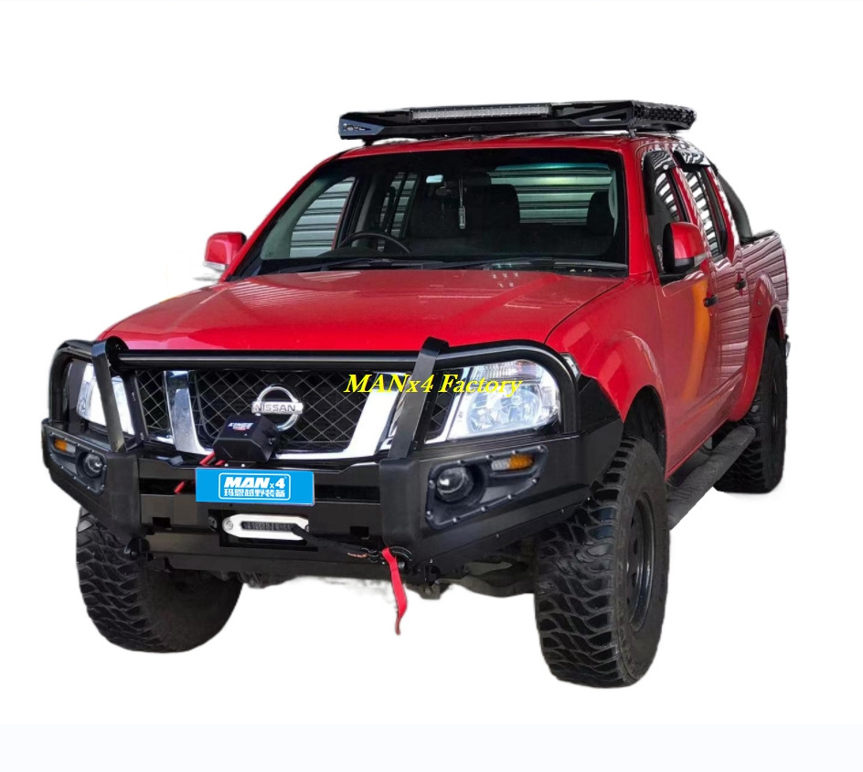 Manx4 Navara D40 Bull Bar Steel Front Bumper For Nissan Navara D40