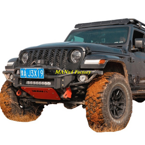 MANx4 Steel Front Bumper Bull Bar Nudge Bar For Jeep Wrangler JL