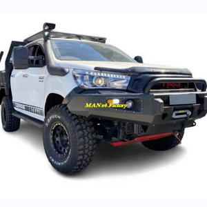 Manx4 Steel Front Bumper Bull Bar For Hilux Revo 16-18