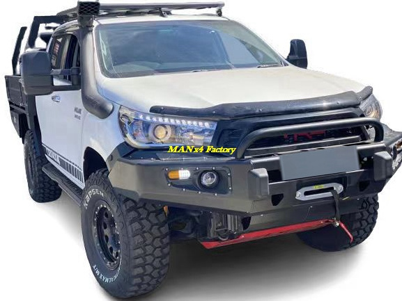 Manx4 Steel Front Bumper Bull Bar For Hilux Revo 16-18