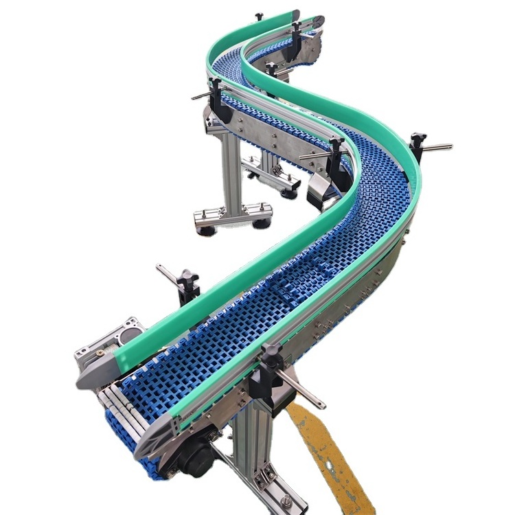 Automatic Conveyor Machine System Modular Belt Conveyor with Plastic Belt