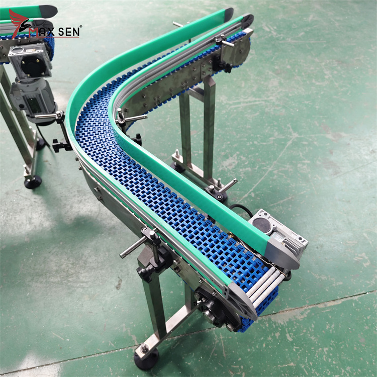 Automatic Conveyor Machine System Modular Belt Conveyor with Plastic Belt