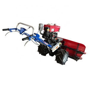 Walking Tractor Wheat Harvester Grain Crop Swather Rice Reaper Machine