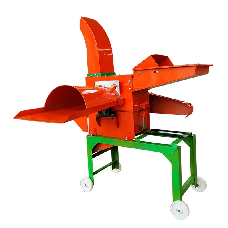 Home Use Grass Shredder Chaff Cutter Machine Corn Grinder For Chicken Feed