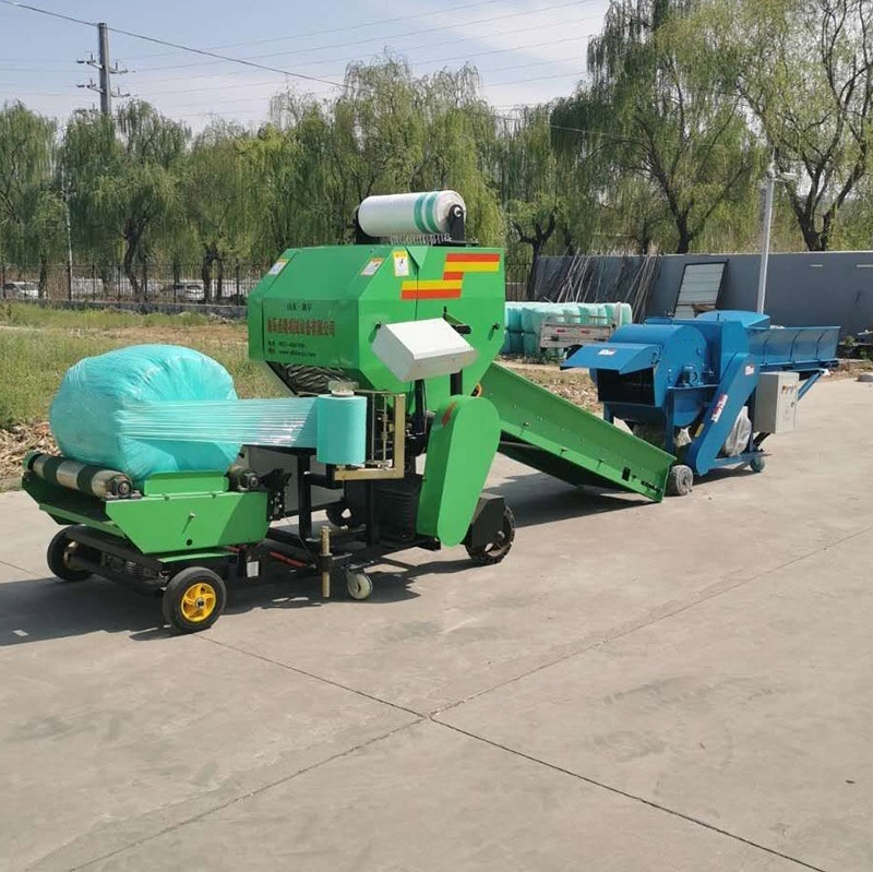 Farmland Widely Used Mini Round Hay Baler For Sale Corn Silage Baler Wrapper