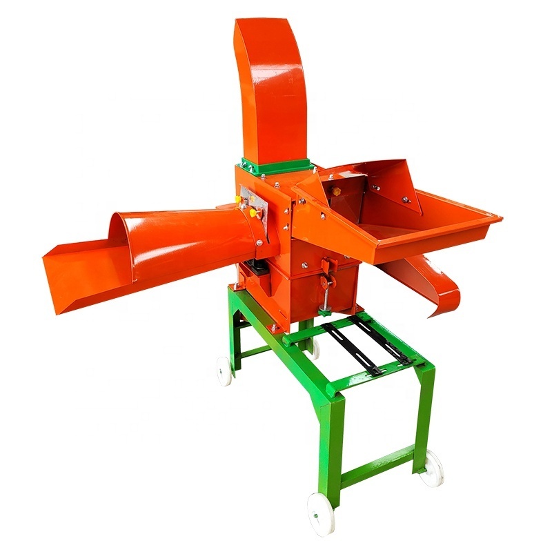 Home Use Grass Shredder Chaff Cutter Machine Corn Grinder For Chicken Feed