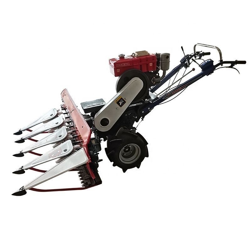 Hand Operated Wheat Reaper Binder Machine Paddy Swather Alfalfa Wormwood Harvester