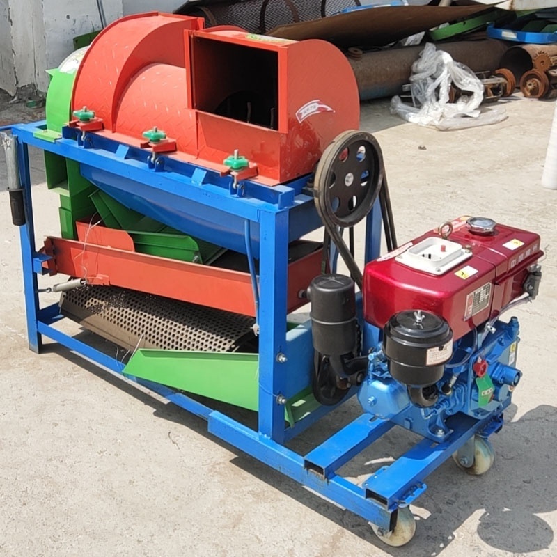 Small Corn Maize Thresher Sorghum Peeler Wheat Sheller Soybean Rice Threshing Machine