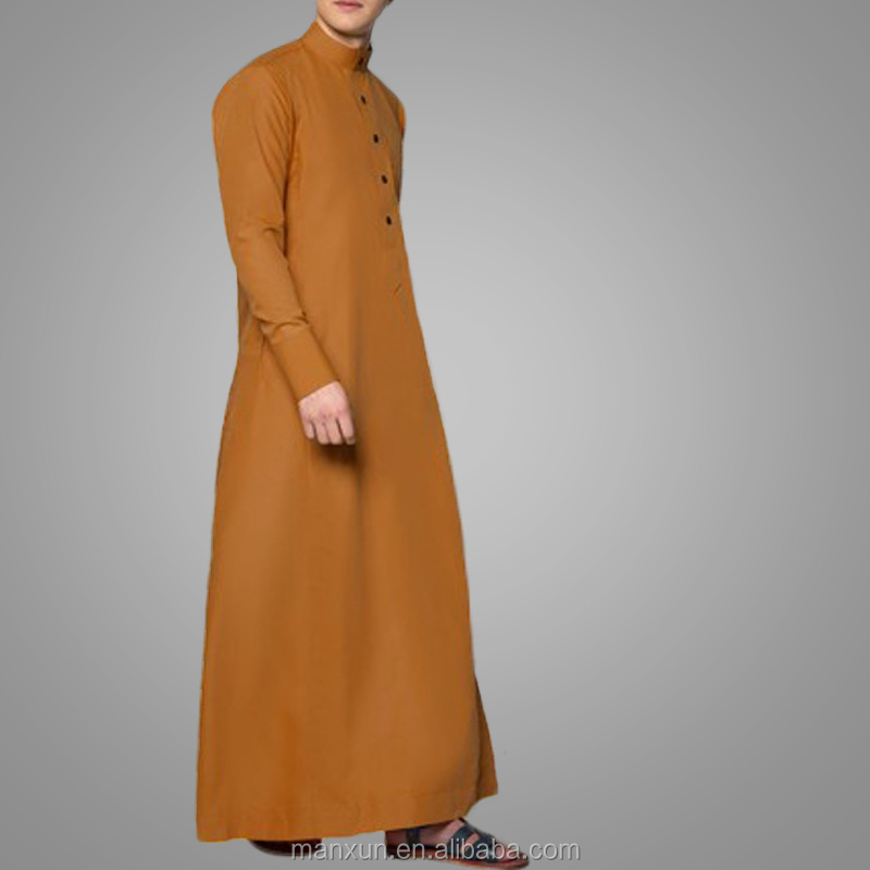 Arabic Thobe Jubba for Men Modern New Design Saudi Arab Thobe Daffah Thobe Men Jubah