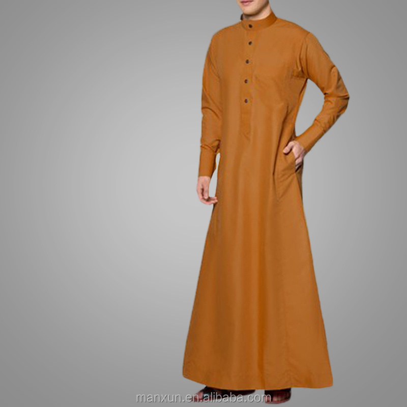 Arabic Thobe Jubba for Men Modern New Design Saudi Arab Thobe Daffah Thobe Men Jubah