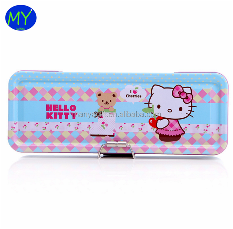 High quality 2 layer tin pencil case from china supplier