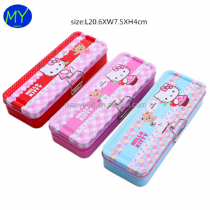 High quality 2 layer tin pencil case from china supplier