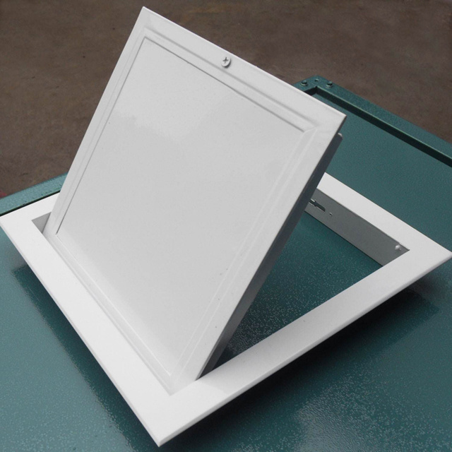 Lockable aluminum ceiling inspection access panels hatch metal ceiling access doors