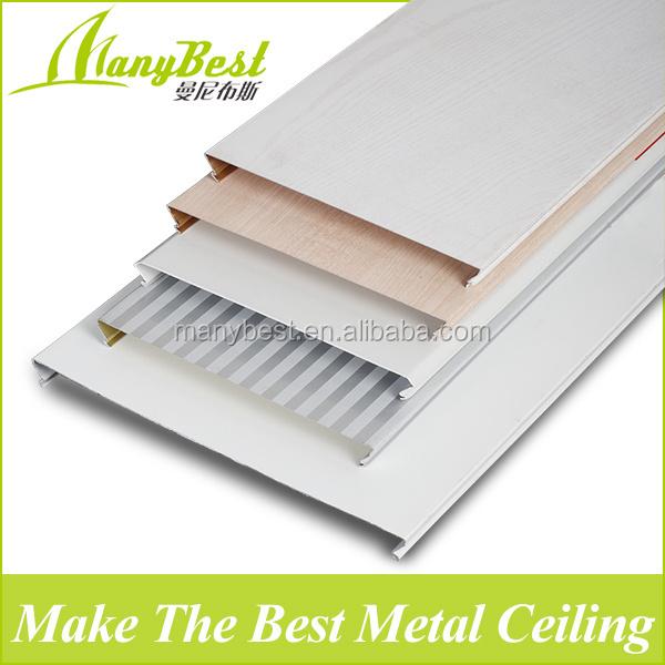 Popular design Waterproof soundproof aluminum ceiling panels ceiling panels