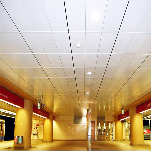 Clip in Perforated metal styrofoam ceiling tiles