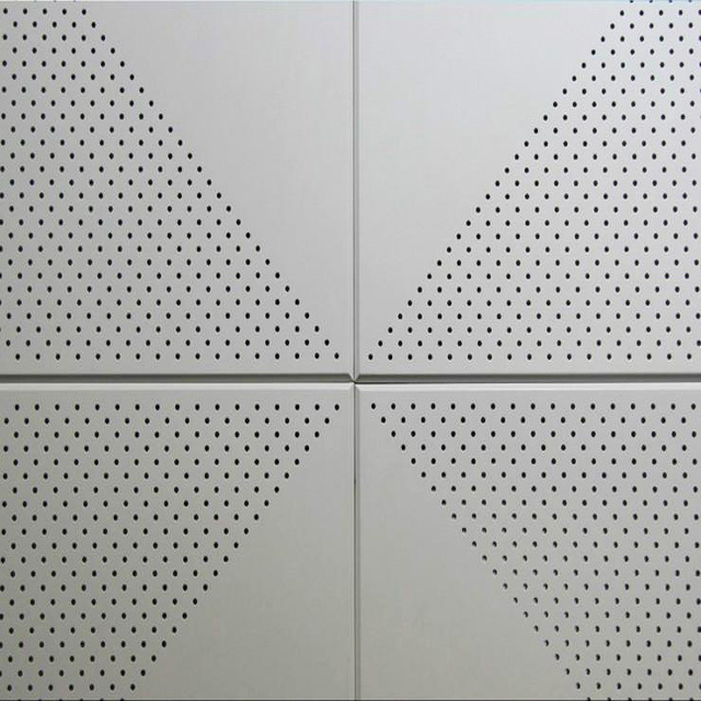 Clip in Perforated metal styrofoam ceiling tiles