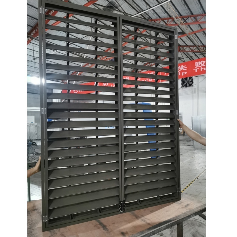 Aluminum Alloy Doors And Windows Industrial Fixed External Aluminum Alloy Louvers