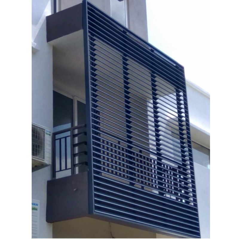 Aluminum Alloy Doors And Windows Industrial Fixed External Aluminum Alloy Louvers