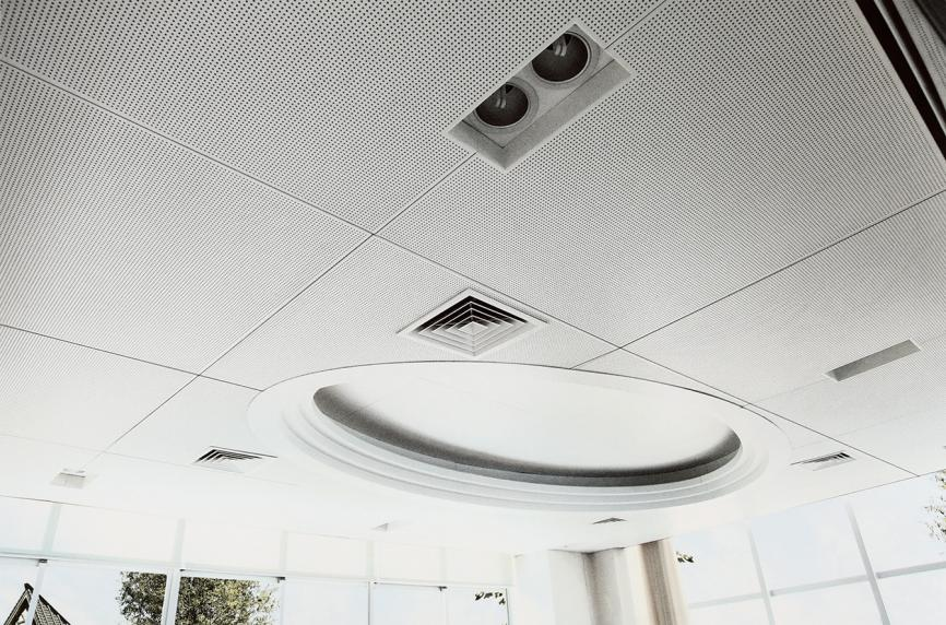 600*600 mm Metal Foam Decorative Fire Rated Ceiling Tiles Perforated Aluminum False Industrial Ceiling Acoustic Ceiling