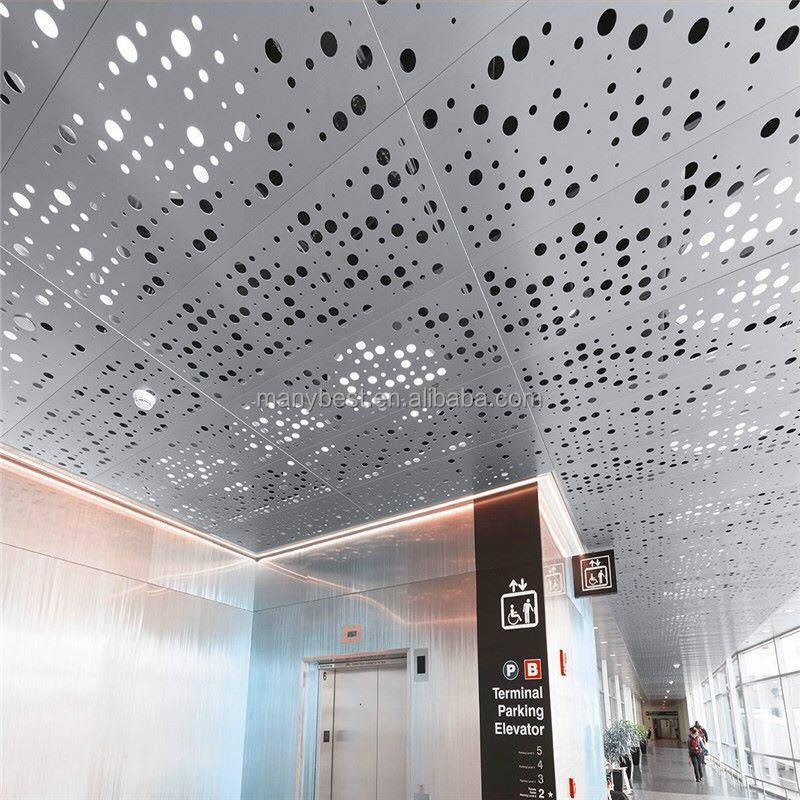 Customized Heat Insulation Tiles Panels Boards Drop Decoration 3D Suspended Aluminium Ceiling