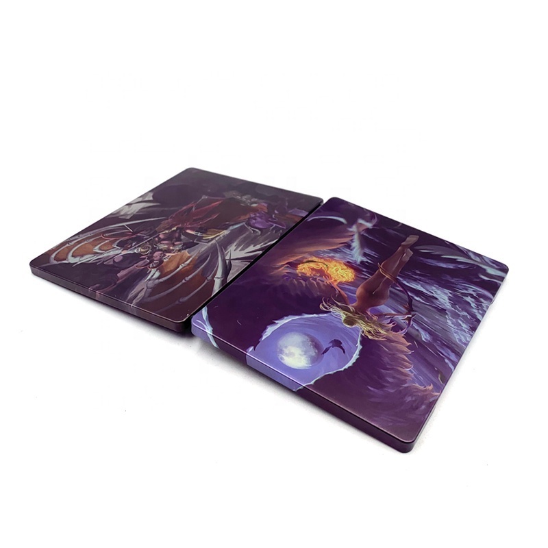 Rectangular CD /VCD /DVD Industrial Use Single 1 pieces DVD/ CD tin case with PP injection tray inside