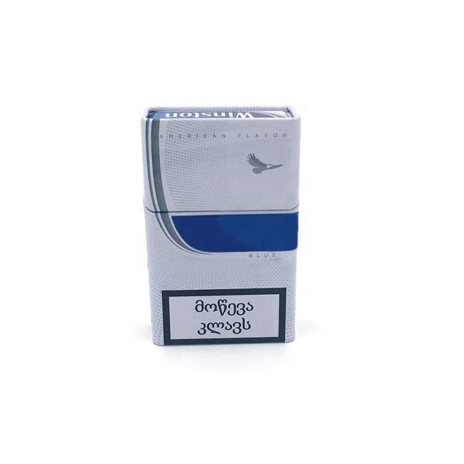 Custom High Quality Smoking Accessories Tobacco Tin Box Wholesale Portable Rectangular Hinged Metal Box For Cigarettes