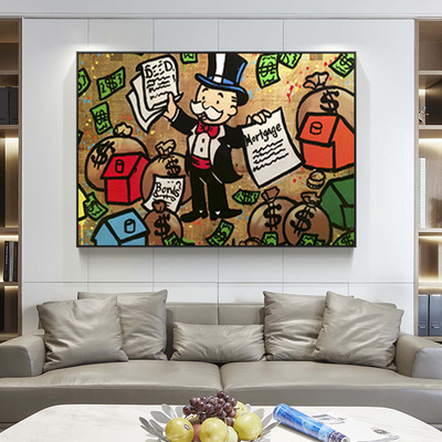 Funny Cartoon HD Wall Art For Kids Room Canvas Poster Print Canvas Painting Decorative Picture for Office Living Room Home Decor