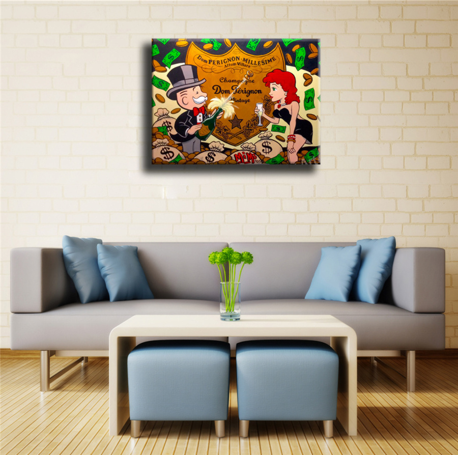 Funny Cartoon HD Wall Art For Kids Room Canvas Poster Print Canvas Painting Decorative Picture for Office Living Room Home Decor