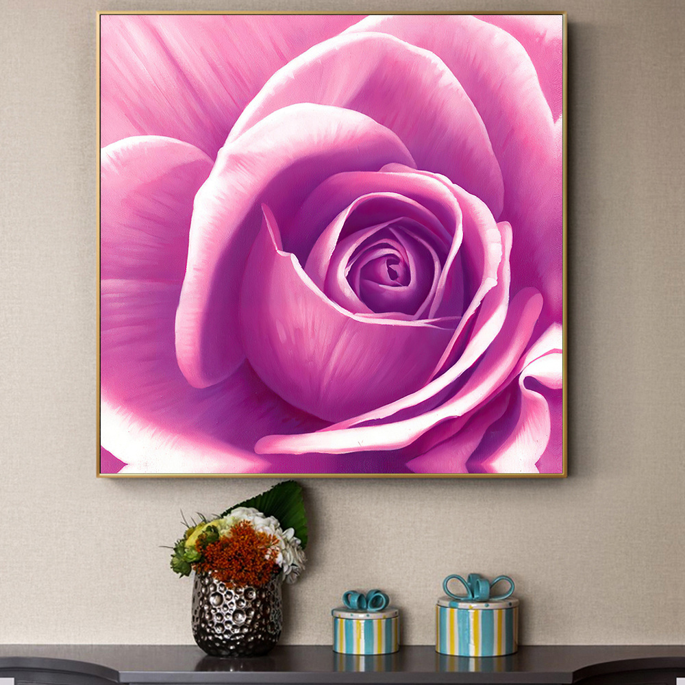 Yellow Rose Red Rrimson Rose Flowers Plant landscape Wall Pictures Canvas painting For home Decor Cuadros Living Room Decoration