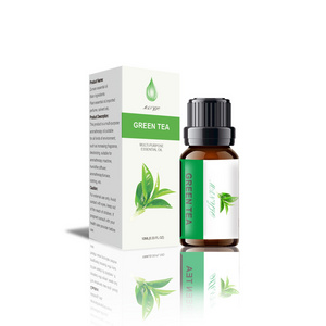 Organic 10Ml Green Tea Oils For Ultrasonic Diffusers Citronella Plug In Room Freshener Aroma Diffuser Essential Oil