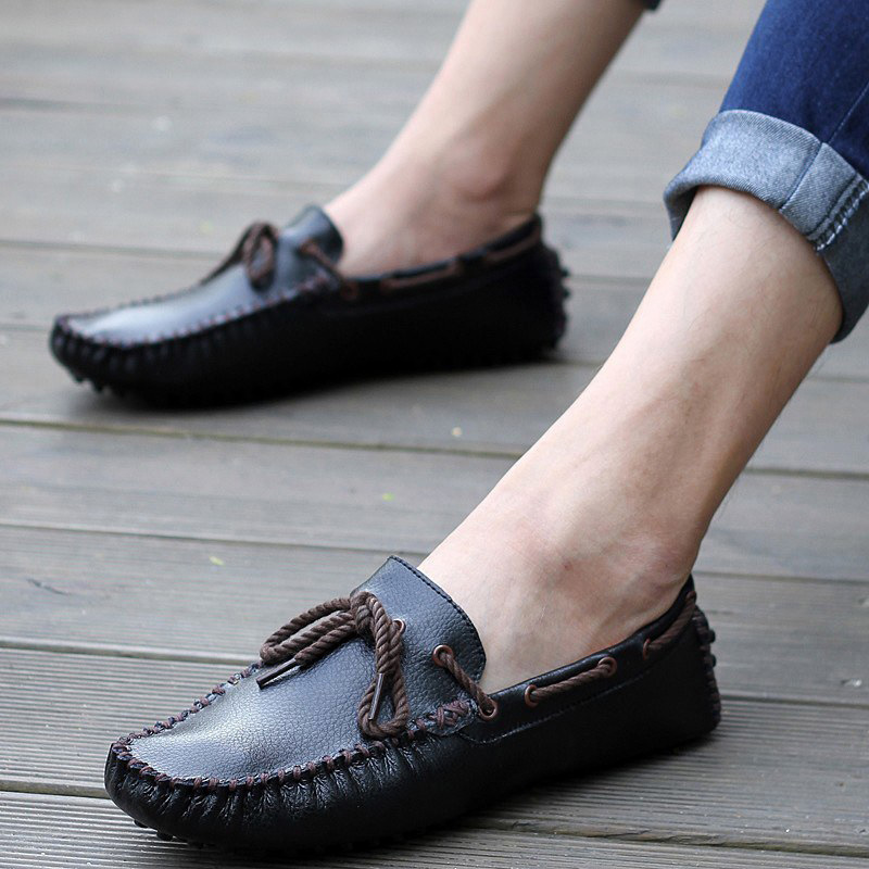 Classical Style Fashion Slip-on Man Driving Shoes Genuine Leather Moccasin Loafer Driving Shoes for Men