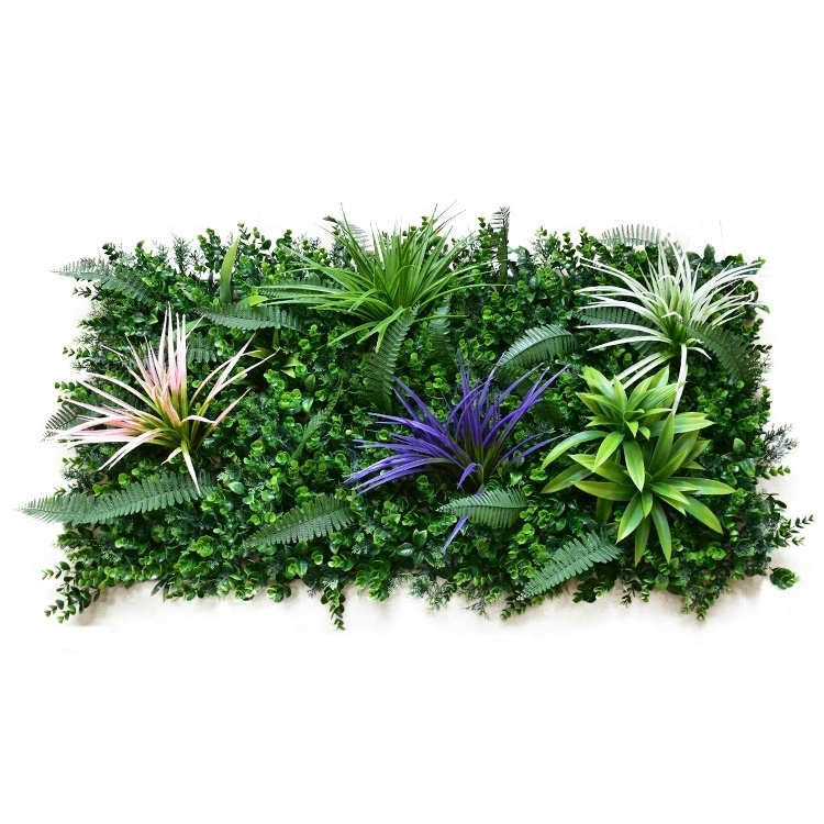 Grass Artificial Panels Artificial Grass Wall Latest Wholesale Plastic Moss Plant Artificial Hedge Boxwood Panels for outdoor