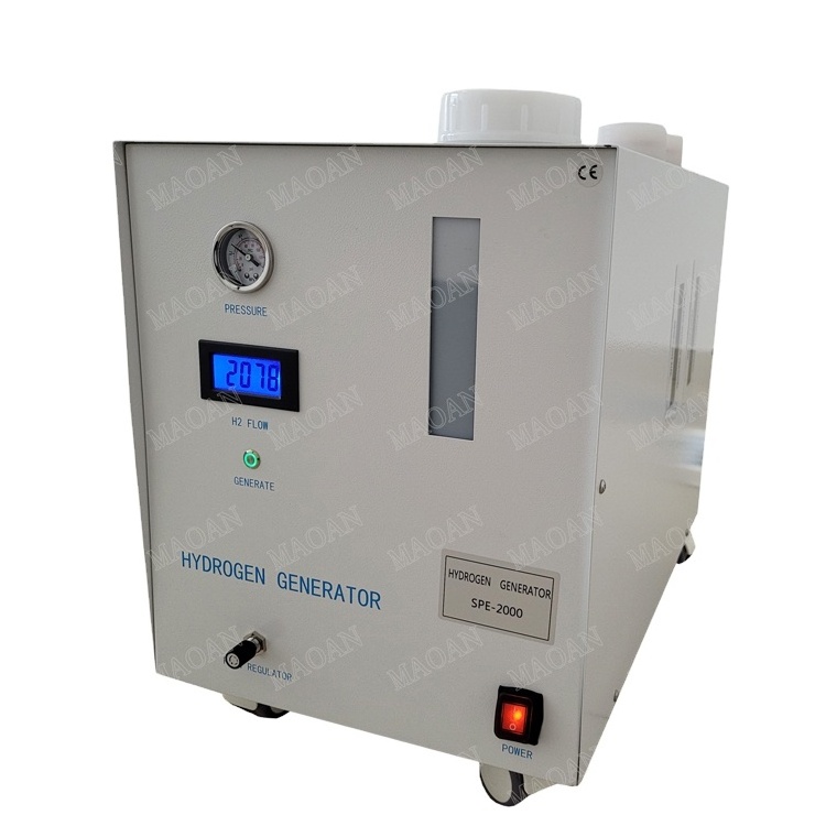 2L/min SPE/PEM Technology hydrogen H2 generator for filling hydrogen tanks