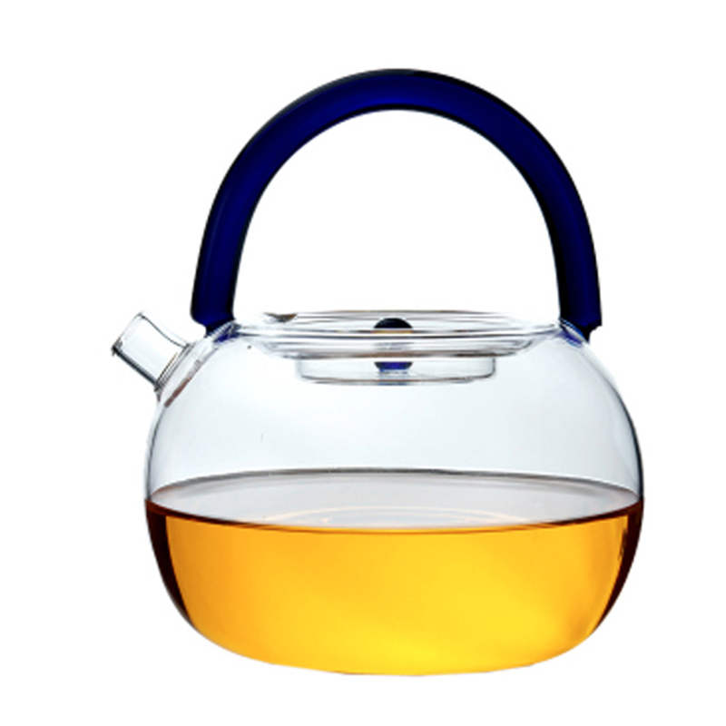 Heat-Resistant Loop-Handled Glass Teapot Thicken Coffee & Tea Sets